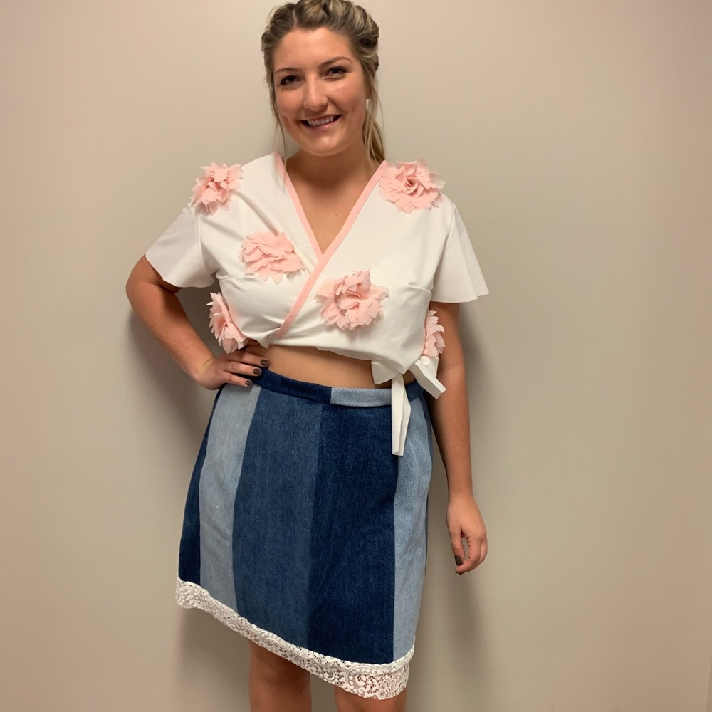 denim skirt